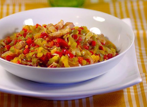 Bacon Peppers Stir-Fry Recipe