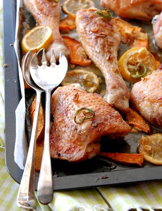 Chicken recipe - roasted Chicken - cooking with chicken image