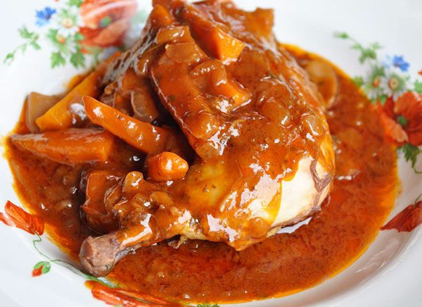 Red Wine Braised Chicken Recipe