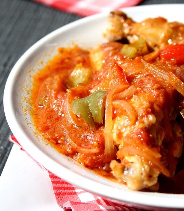 French  Chicken Basquaise