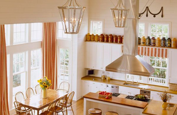 ways to decorate above kitchen cabinets pictures