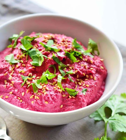 Beet and Goat Cheese Dip