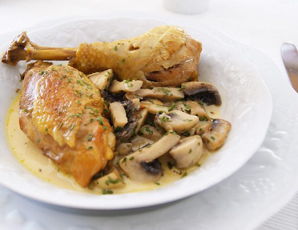 Normandy Chicken Stew  (Poulet de la Vallée d’Auge)