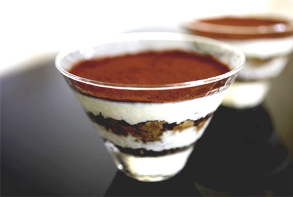 Chocolate Tiramisu Trifles