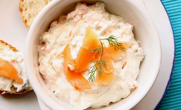 salmon cheese dip image