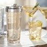 GOLD STRIPE COCKTAIL SHAKER thumbnail