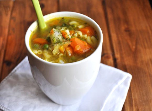 Minestrone soup image