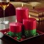 christmas Pillar Candle Set thumbnail