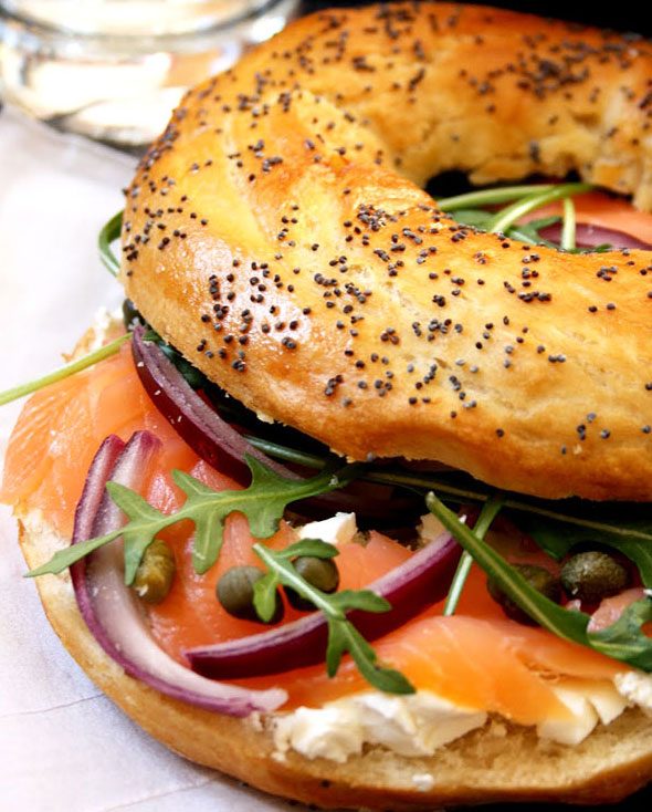 Smoked Salmon Bagels picture