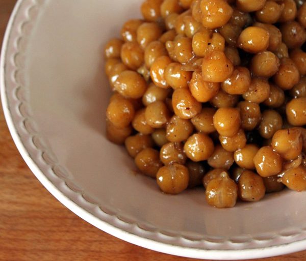 Caramelized Chickpeas for thanksgiving