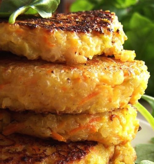 Quinoa and Leek Patties