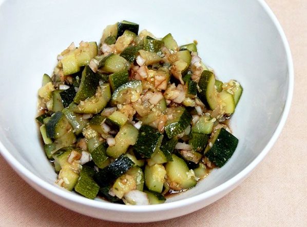 Zucchini Salad image for thanksgiving