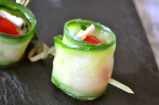 cucumber holiday appetizers image
