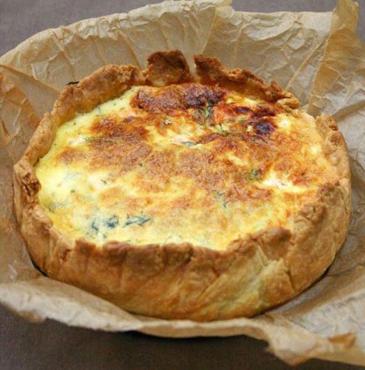 recipe for Salmon quiche