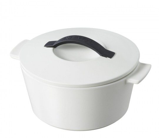 white cooking pot