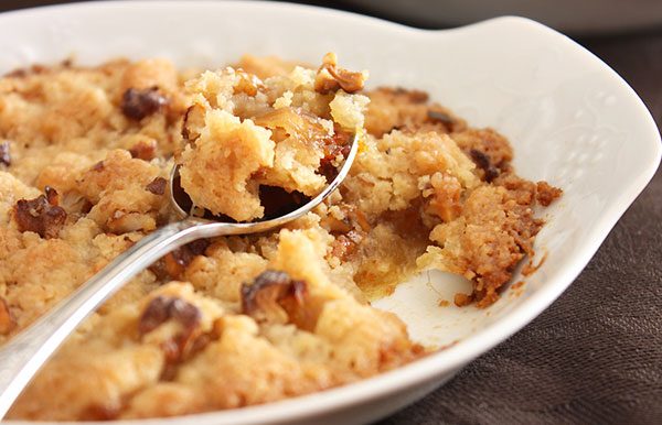Apple walnut Crumble image