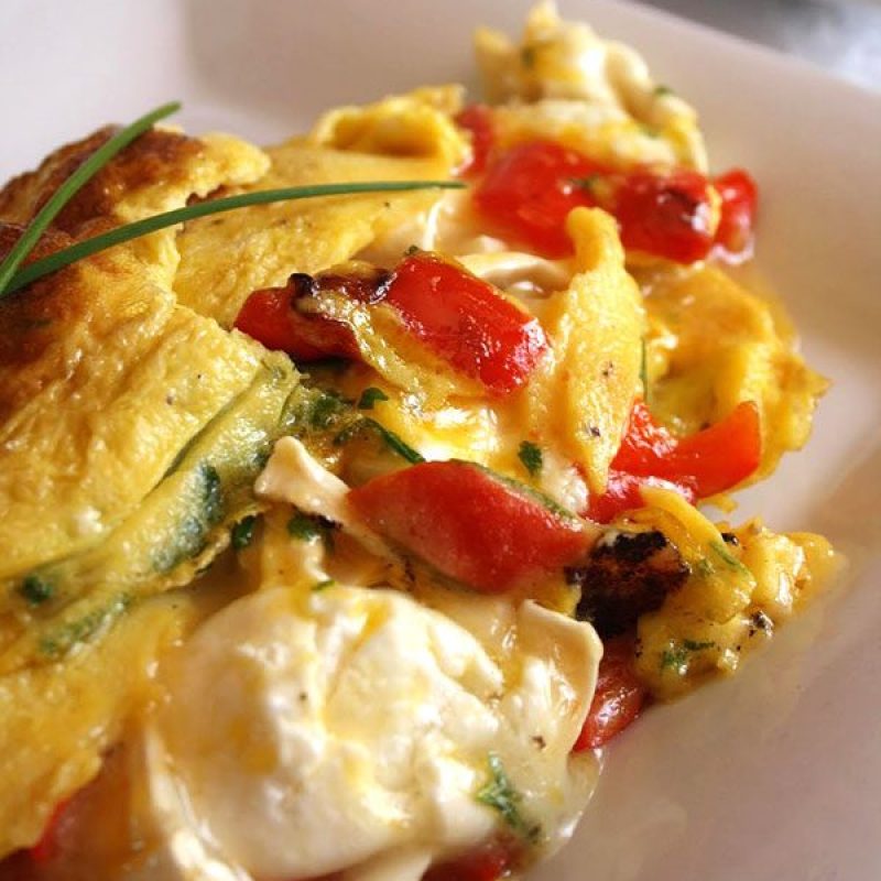 Goat Cheese Omelet Recipe — How to Make a Healthy Omelet — Eatwell101