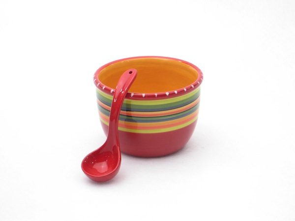 Salsa Bowl with Spoon
