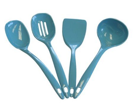 calypso turquoise utensils set picture
