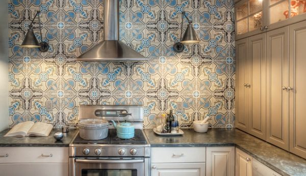 wallpaper kitchen decor ideas