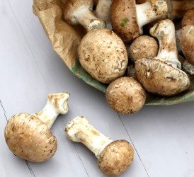 how to clean mushrooms photo