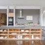 kitchen island open shelving ideas thumbnail