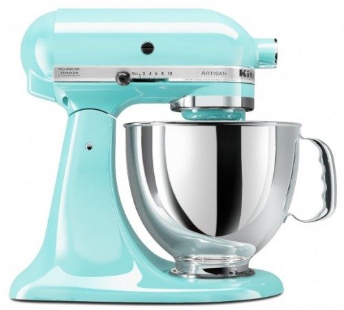 kitchenaid turquoise stand mixer image