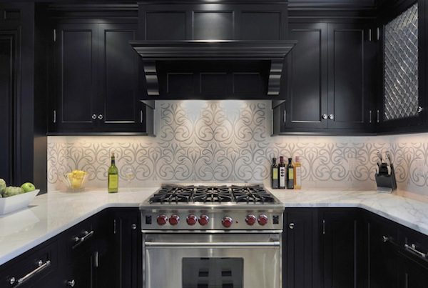 modern wallpaper for the kitchen image
