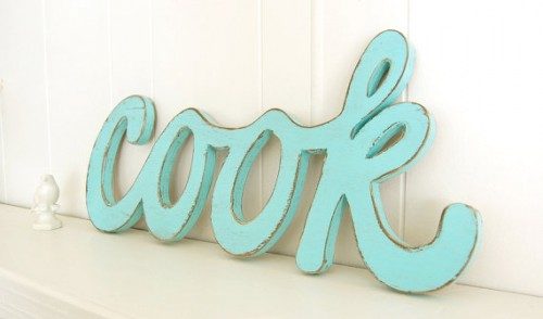 turquoise kitchen decoration