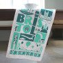 turquoise teal dish towel thumbnail