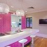 pink wallpaper for kitchen thumbnail