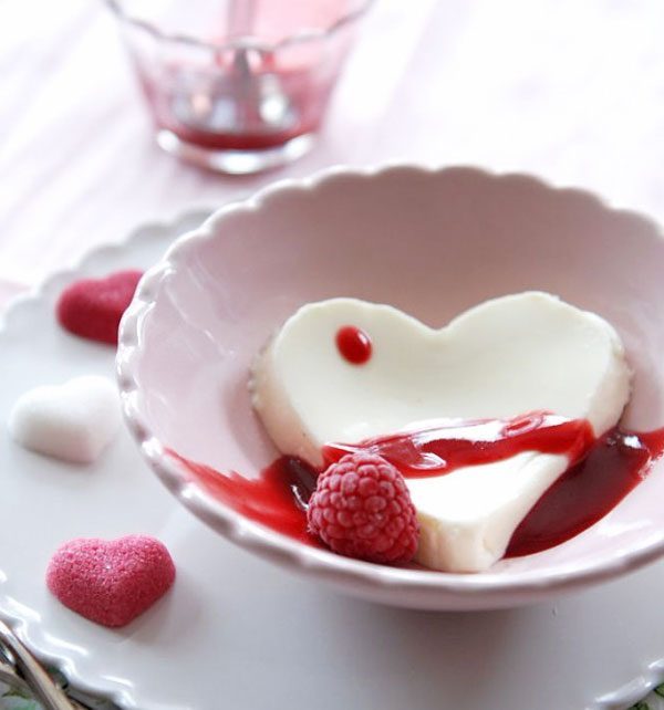 valentine pudding photo