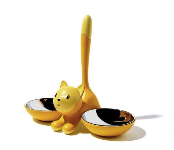 Yellow-Tigrito Cat Bowl