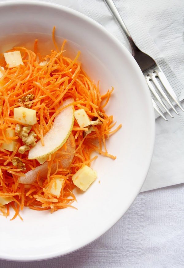 healthy carrot salad pictures