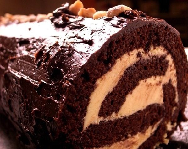 best chocolate yule log recipe picture