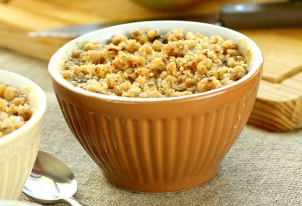 crumble healthy breakfast image