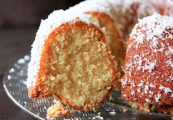 simple cheap coconut pound cake photo