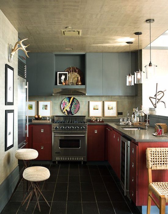 elegant cosy kitchen new york image