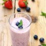 healthy bluberry smoothie recipe thumbnail