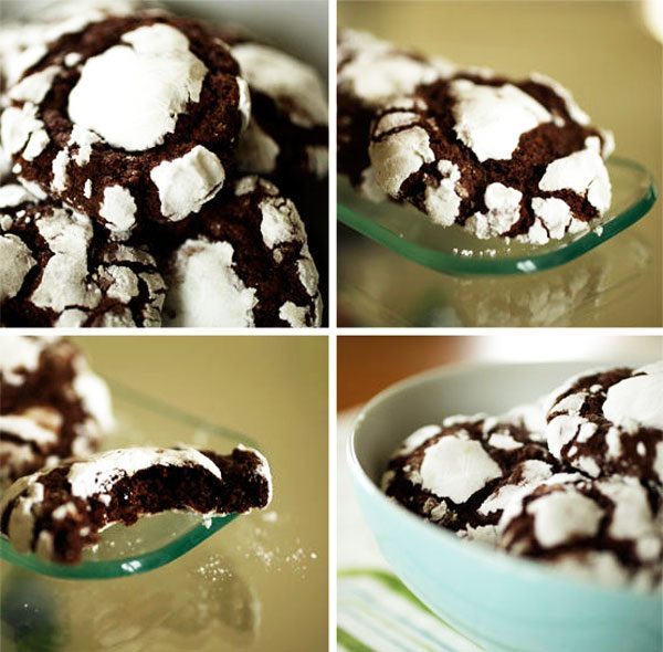 best chocolate crinkle cookies recipe image