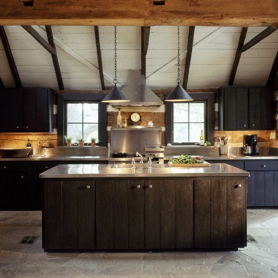 industrial kitchen backsplash design photo