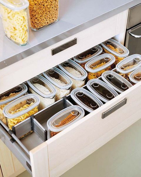 kitchen storage drawers pictures