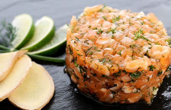 healthy salmon tartare recipe picture