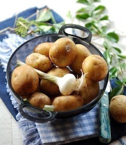 mint potatoes picture