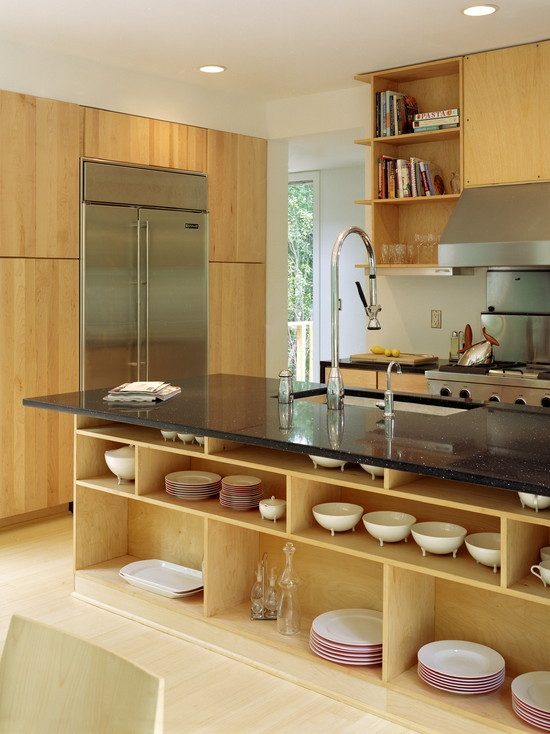 open kitchen shelves pictures