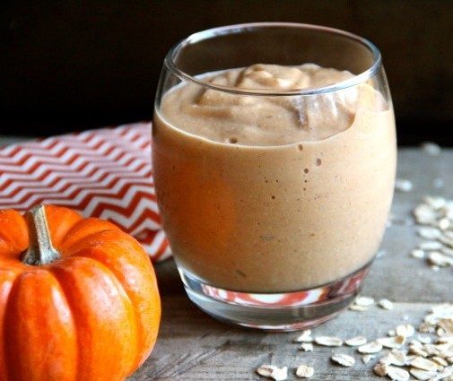 pumpkin breakfast smoothie photo