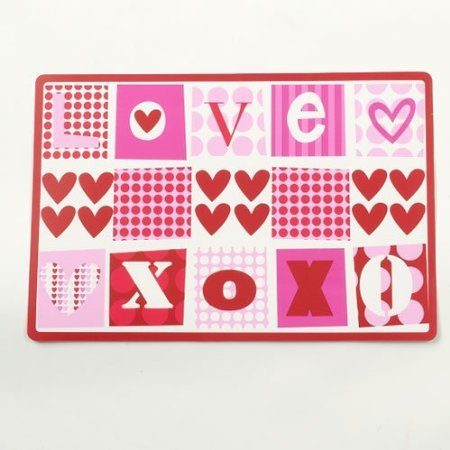 romantic valentine placemat picture