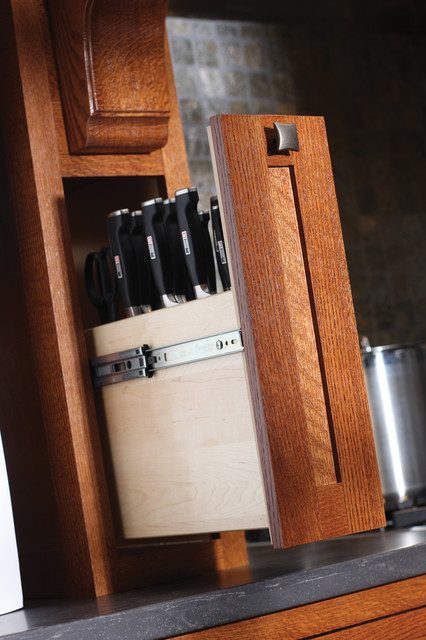 traditional Kitchen Drawer Organization photos