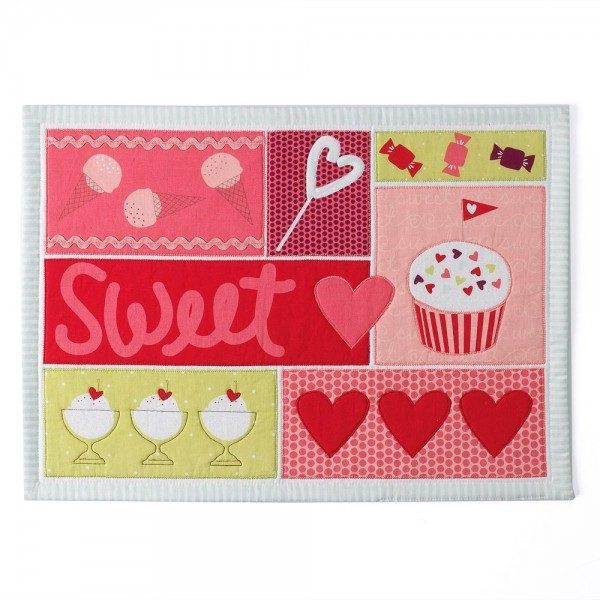 valentines day placemat table decor image