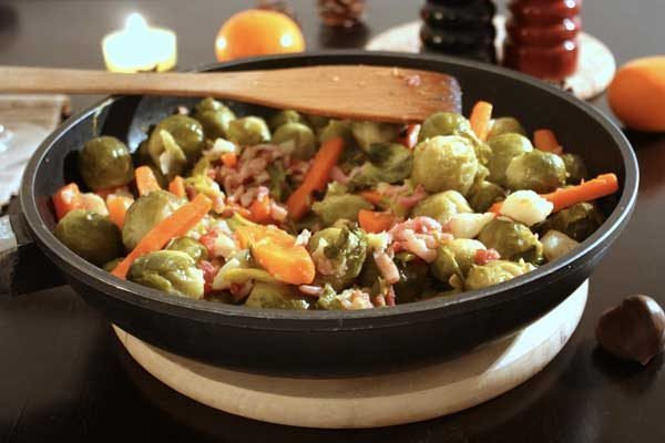 Brussel Sprout Stir Fry